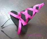 Tiara Chapéu de Bruxa
