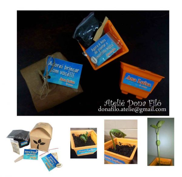 Kit Jardinagem com Semente Personalizada