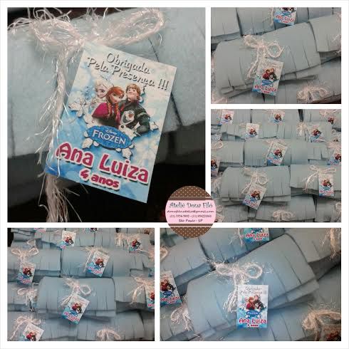 Cachecol para Lembrancinha Festa Infantil